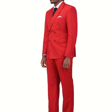 Men's Formal 2pcs Suit #25062390 - Suits | Blue / XS