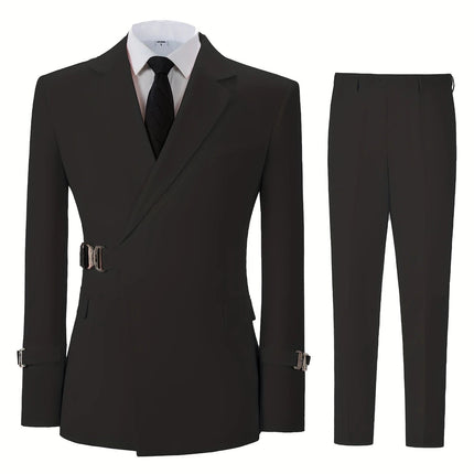 Men's 2pcs Suit #25062498 - Suits | Black / XS