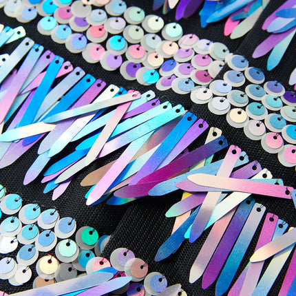 Men's Sequin Fringe Tuxedo #S8024