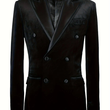 Men's Elegant Velvet Blazer #25061774 - Blazers | Black / S