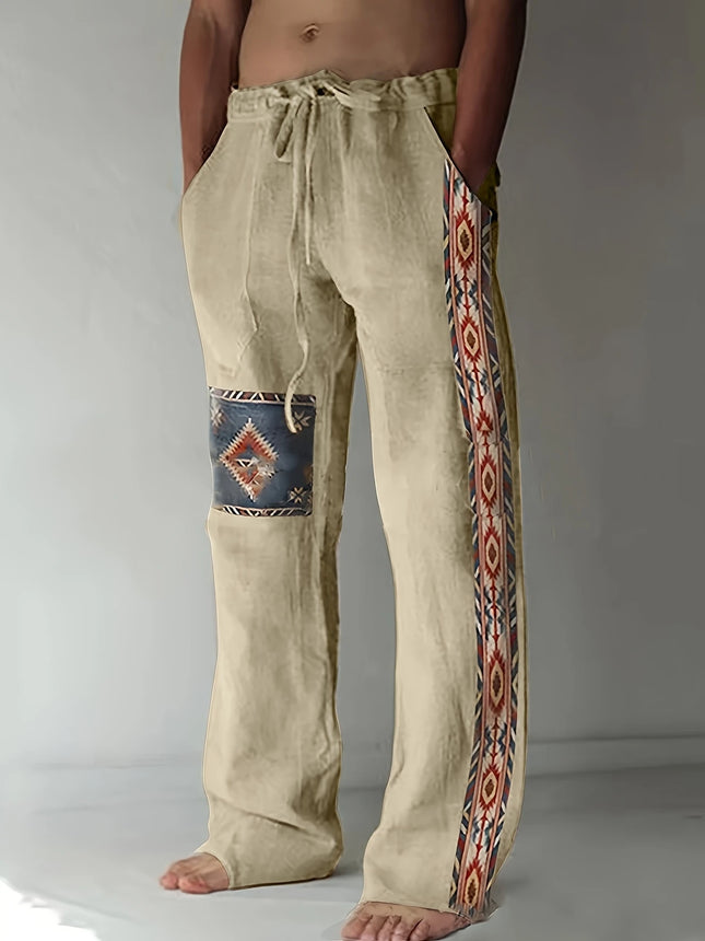 Men's Ethnic Style Pants #25060709 - Pants | Khaki / XS