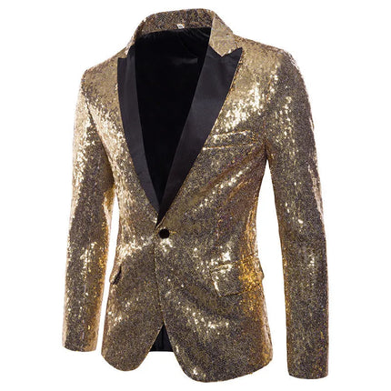 Men's Glitter Sequins Party Tuxedo  #S7051