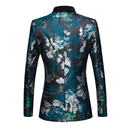 Men's Abstract Roses Jacket  #M8019