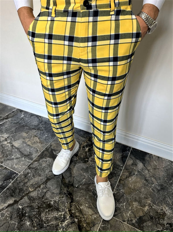Men’s Timeless Check Pants #XK6020