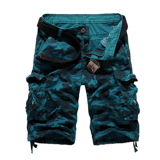Men's Camouflage Print Shorts  #25061238