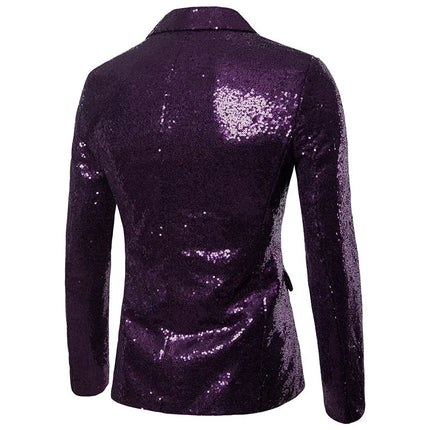 Men's Glitter Sequins Party Tuxedo  #S7051