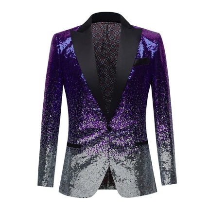 Men's Two-tone Sequins Tuxedo  #M8053