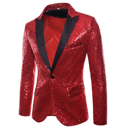Men's Glitter Sequins Party Tuxedo  #S7051