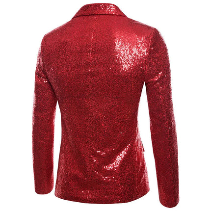 Men's Glitter Sequins Party Tuxedo  #S7051