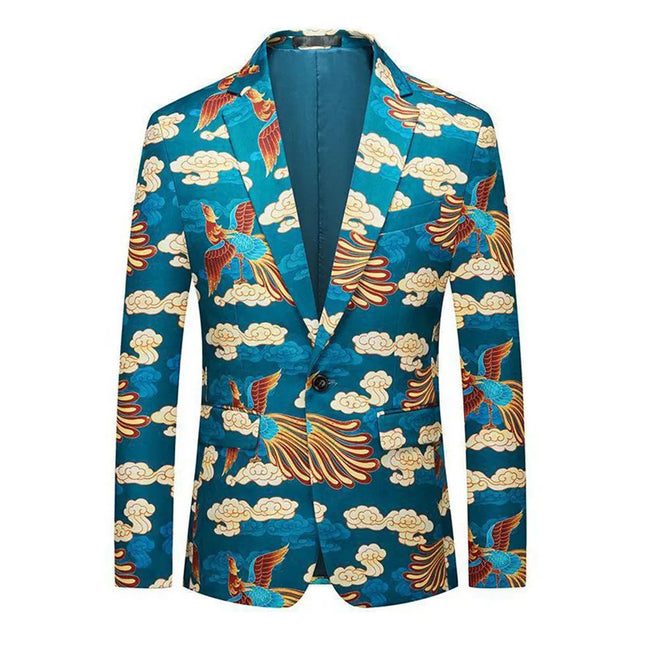 Men's Phoenix Dreamscape Blazer #S8315 - Blazers | Multicolour / XS