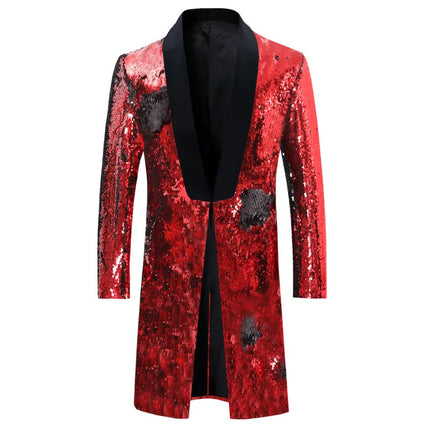 Men's Sequin Mandarin Blazer #S8403