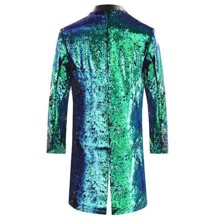 Men's Sequin Mandarin Blazer #S8403