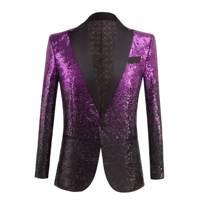 Men's Two-tone Sequins Tuxedo #M8052