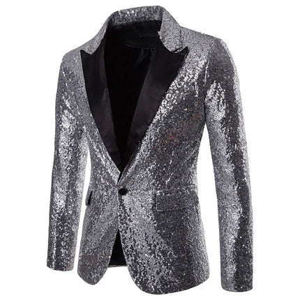 Men's Glitter Sequins Party Tuxedo  #S7051